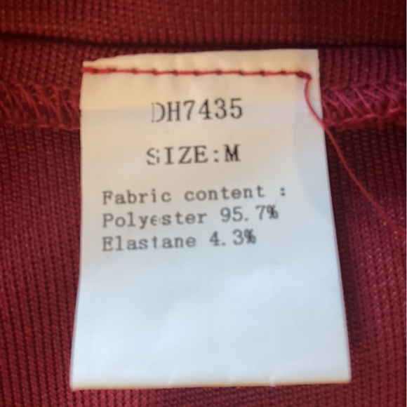 WN SZ M RED BODY CON MAXI DRESS - Picture 14 of 15